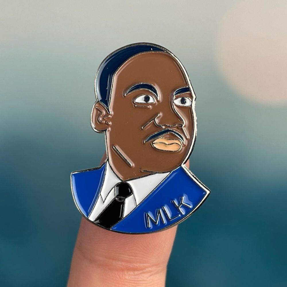 MLK Enamel Pin/ Brooch Lapel